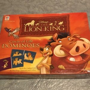 Lion King Disney’s Circle of life Dominoes Set Like NEW No Reading Match Game 4+